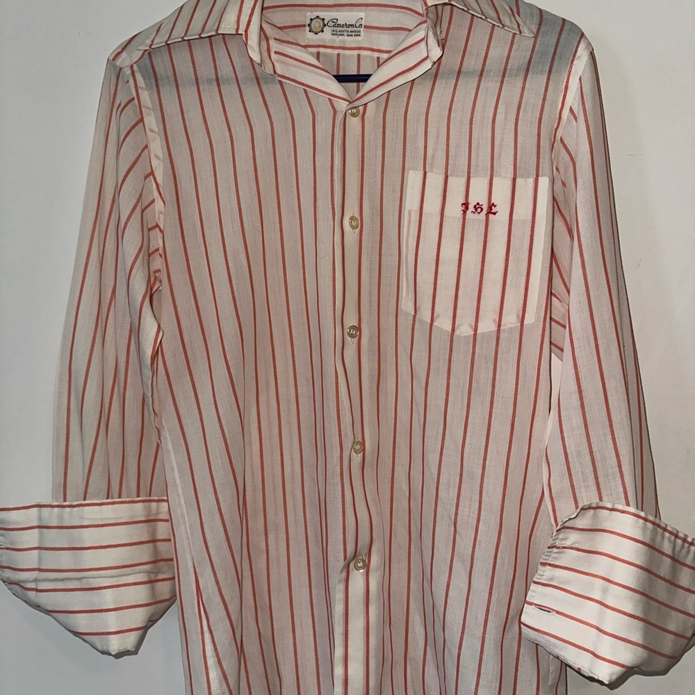 Vintage Classic Striped Women’s Button Up